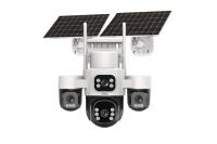 INOX-X14 4LENS 3.6mm  ESİM SOLAR KAMERA 4G   3+3+3+3MP Ses algılama 20Mt Solar Panel+ Dahili Batarya - 1